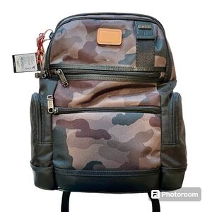 NWT TUMI Parrish Backpack Khaki Camouflage
